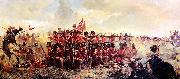 Ellen Bernard Thompson The 28th Regiment at Quatre Bras oil painting